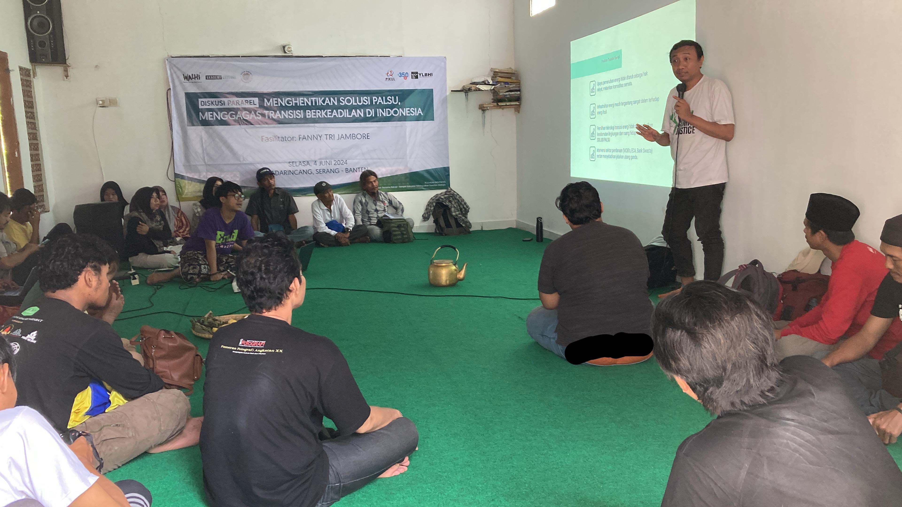 Salah satu kegiatan acara Pekan Rakyat Lingkungan Hidup di Padarincang, (SinPo.id/WALHI)