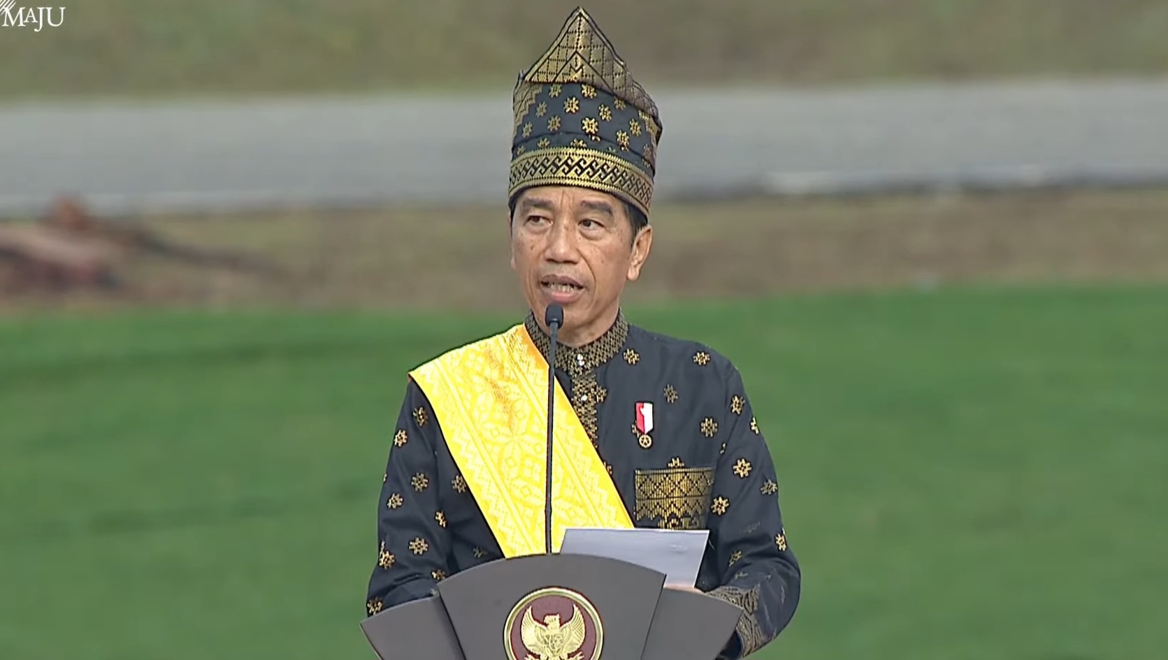 Presiden Jokowi pimpin upacara peringatan lahirnya Pancasila (SinPo.id/ Youtube Setpres)