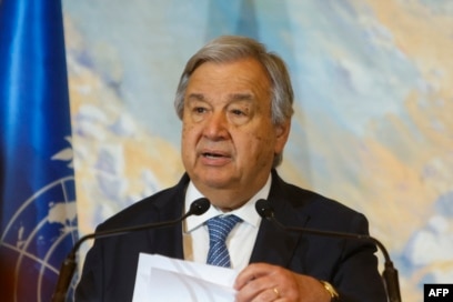Sekretaris Jenderal PBB Antonio Guterres (SinPo.id/AFP)
