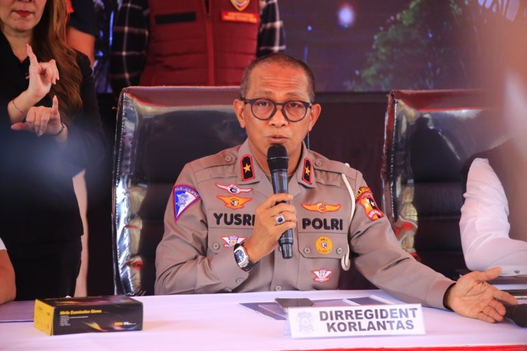 Direktur Registrasi dan Identifikasi Korps Lalu Lintas (Diregident Korlantas) Polri Brigjen Yusri Yunus (SinPo.id/ Dok.Polri)