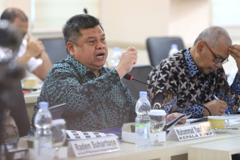 Kepala BPKP Muhammad Yusuf Ateh gelar rapat dengan Komite IV DPD RI membahasPengawasan UU No. 19 Tahun 2023 tentang APBN TA 2024 yang difokuskan pada Pengawasan Transfer ke Daerah dan Dana Desa (Ashar/SinPo.id)