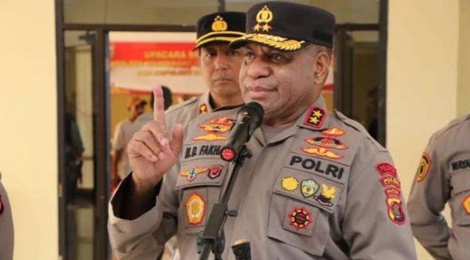 Kapolda Papua Irjen Pol Mathius Fakhiri (SinPo.id/ Humas Polri)