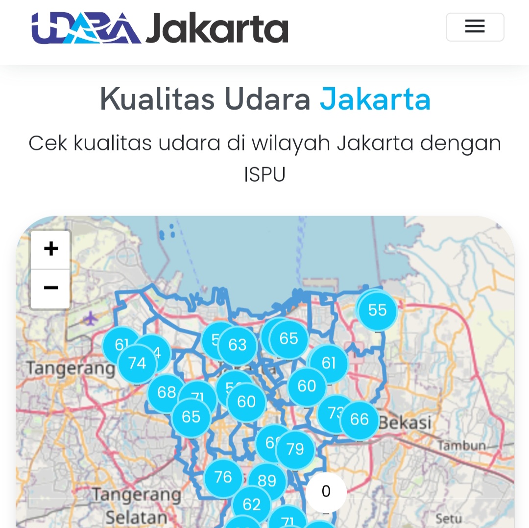 Platform Pemantauan Kualitas Udara Jakarta (SinPo.id/udara.jakarta.go.id)