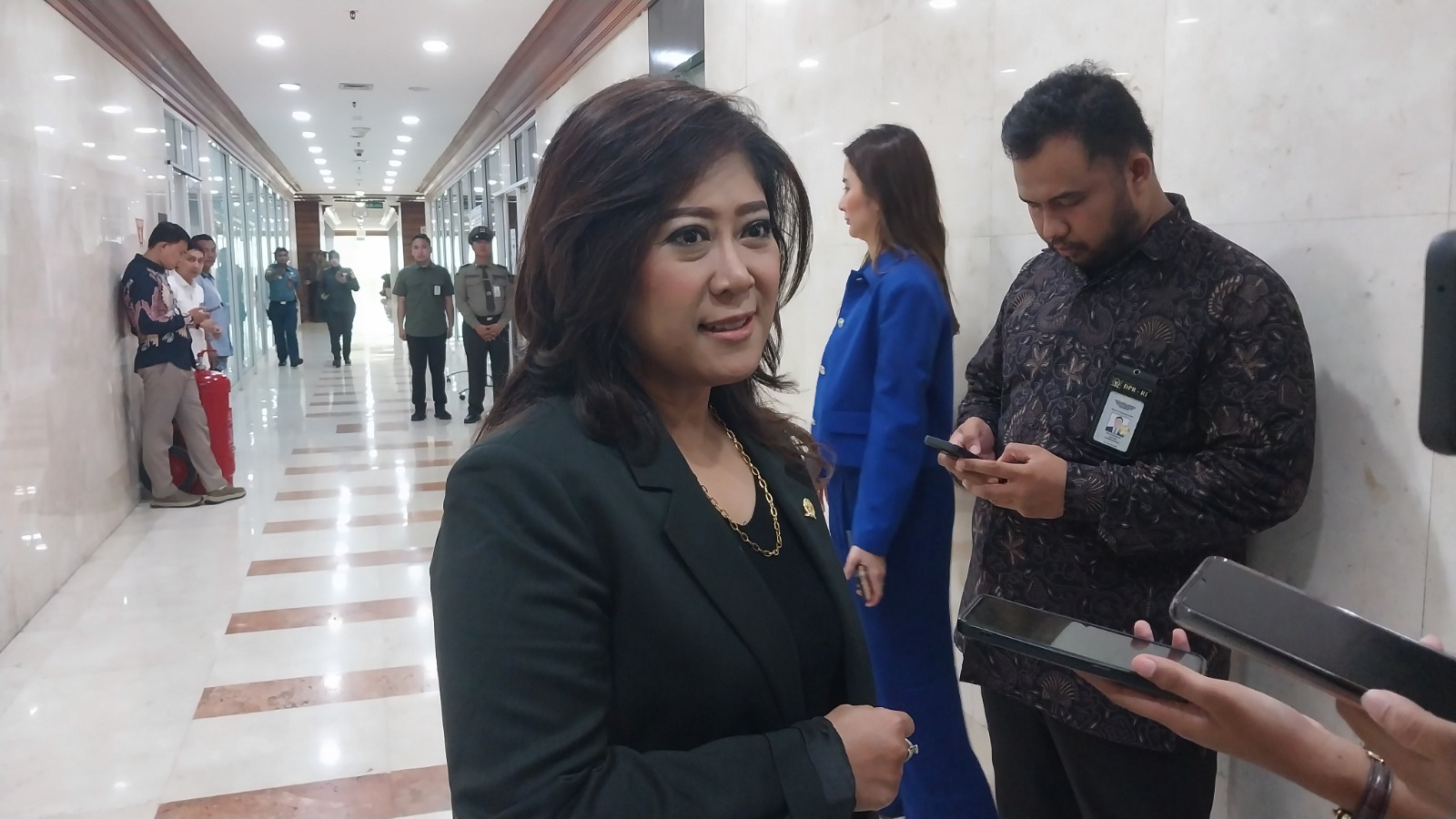 Ketua Komisi I DPR RI, Meutya Hafid (SinPo.id/Galuh Ratnatika)