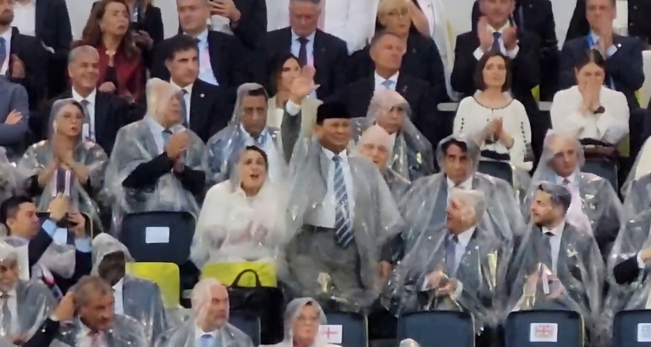 Presiden terpilih Prabowo Subianto saat hadiri Opening Ceremony Olimpiade Paris 2024 (SinPo.id/ Tim Media)