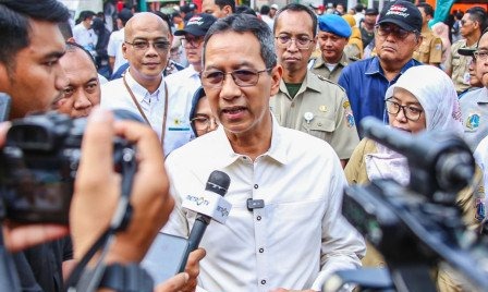 Pj Gubernur DKI Jakarta Heru Budi Hartono (SinPo.id/ Khaerul Anam)