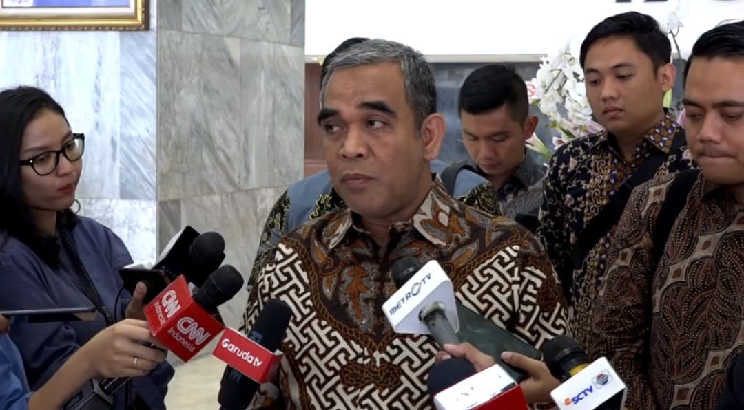 Sekjen Partai Gerindra Ahmad Muzani (SinPo.id/ Galuh Ratnatika)