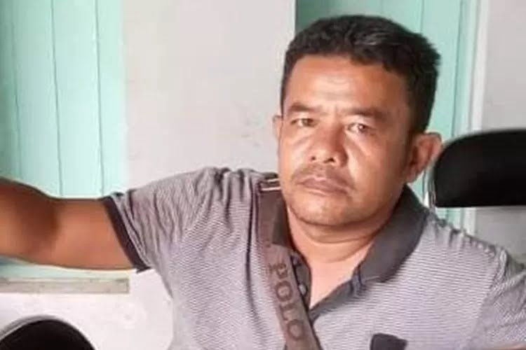 Wartawan Tribrata TV, Rico Sempurna Pasaribu meninggal dunia gegara rumah terbakar (SinPo.id/dok.Sempurna Pasaribu)
