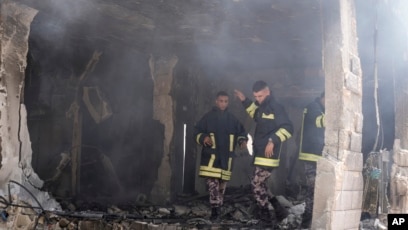 rumah yang hancur akibat operasi militer di Jenin, kota di Tepi Barat (SinPo.id/AP)