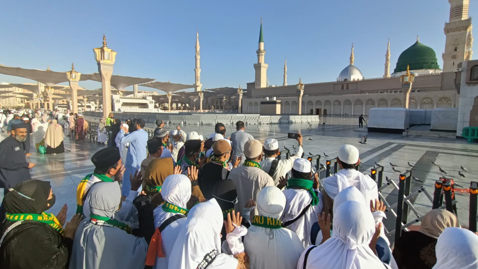 Jamaah haji Indonesia di Madinah (SinPo.id/Kemenag)