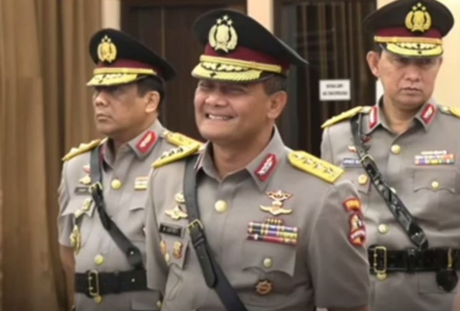 Komjen Ahmad Luthfi saat sertijab di Mabes Polri (SinPo.id/ Instagram)