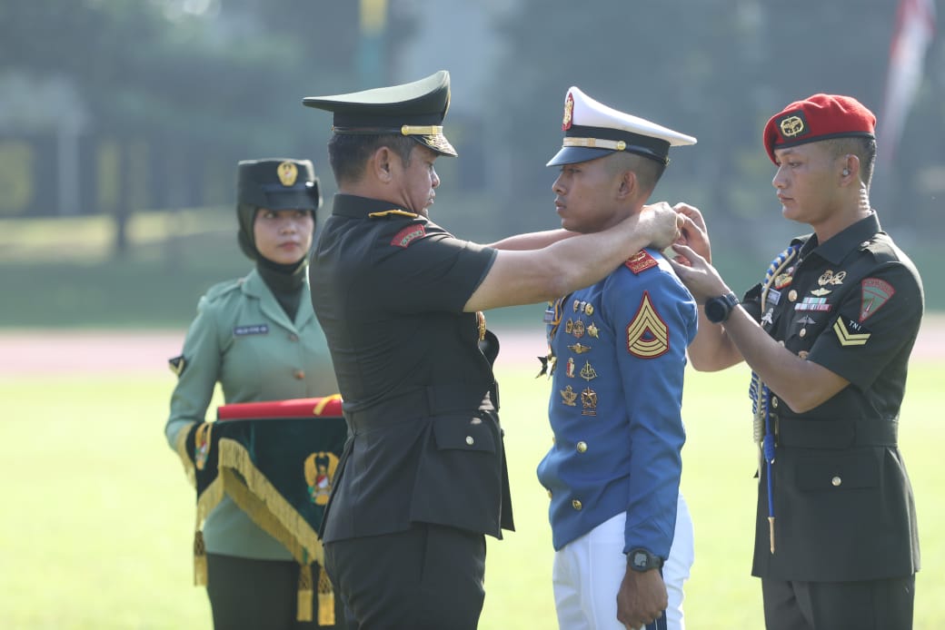 Upacara penutupan pendidikan Akmil, Magelang (Sinpo.id/Dispenad)