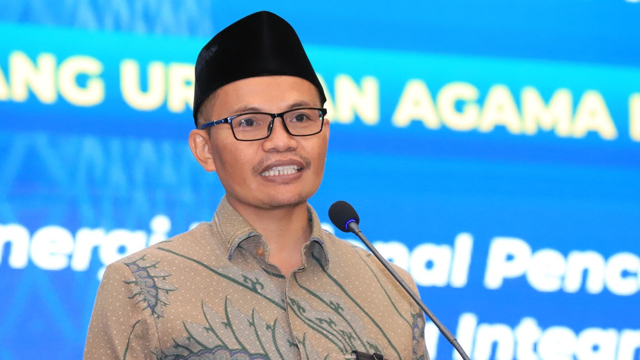 Direktur Urusan Agama Islam dan Bimbingan Syariah Adib (SinPo.id/ Dok. Kemenag)