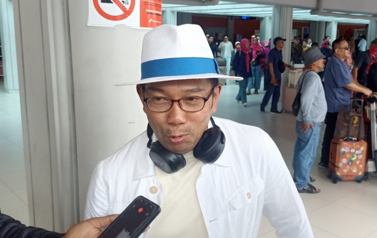 Mantan Gubernur Jawa Barat Ridwan Kamil (SinPo.id/ Sigit Nuryadin)