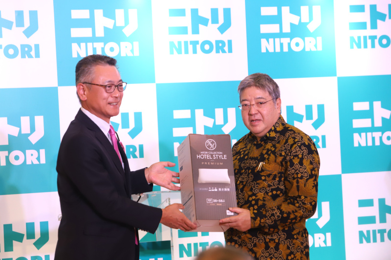 Perusahaan ritel furniture dari Jepang Nitori Holdings akan membuka gerai di Central Park Mall Jakarta untuk mengenalkan ke pasar Asia (Ashar/SinPo.id)