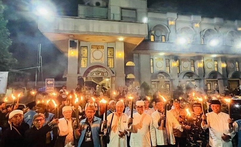 Rombongan pawai Tahun Baru Islam. (SinPo.id/Antara)