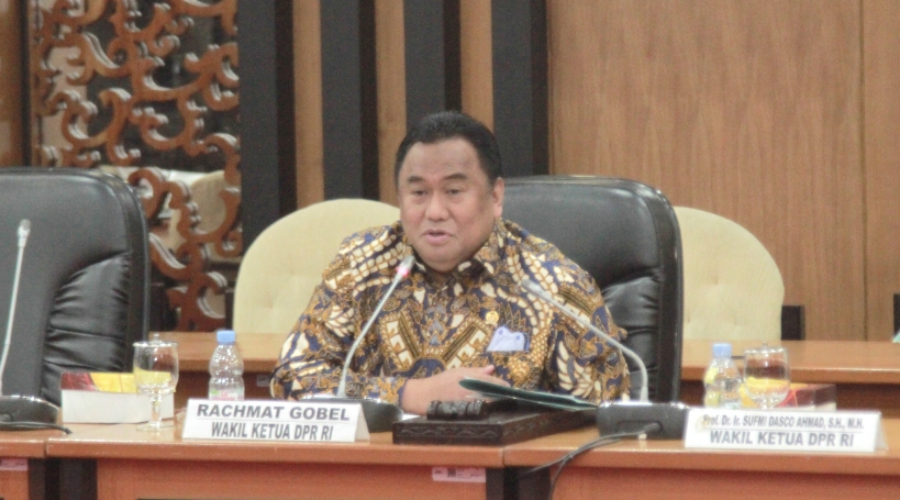 Wakil Ketua DPR RI Rachmat Gobel (SinPo.id/ Ashar)