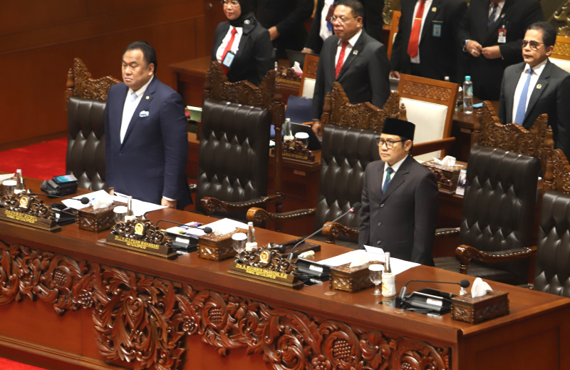 Rapat Paripurna DPR RI ke-21 Masa Persidangan V Tahun Sidang 2023-2024 (SinPo.id/Ashar)