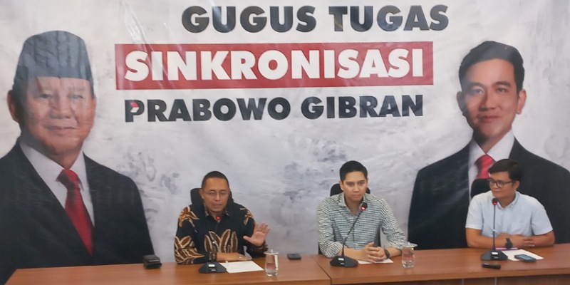 Konferensi pers Gugus Tugas Sinkronisasi Prabowo-Gibran (Sinpo.id)