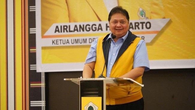 Ketua Umum Partai Golkar Airlangga Hartarto. (SinPo.id/dok. Golkar)