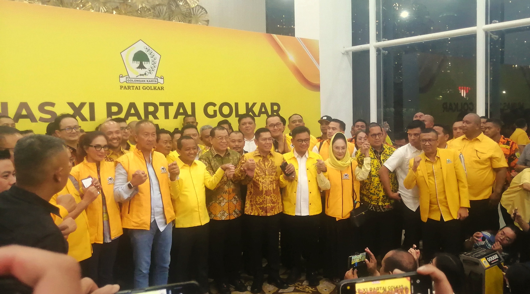 Bahlil saat mendaftar sebagai calon ketum Golkar (SinPo.id/Tio)