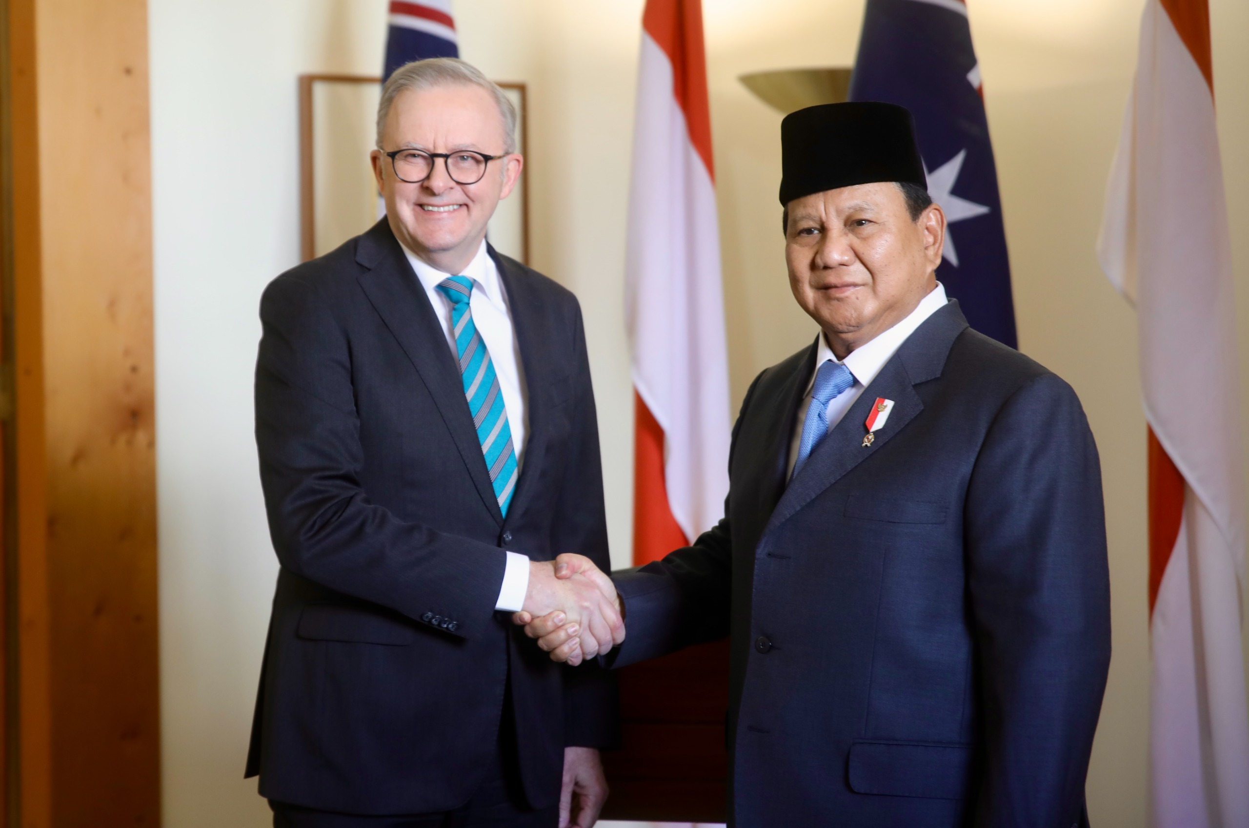 Pertemuan Prabowo dengan PM Australia (Sinpo.id/Kemenhan)