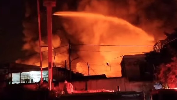 Kebakaran di Manggarai, Jaksel (Dok Humas Jakfire)