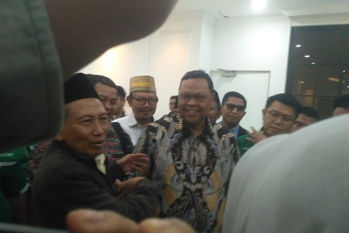 Politisi Nasdem Gus Choi dan Eks Sekjen PKB Lukman Edy (SinPo.id/ Tio Pirnando)