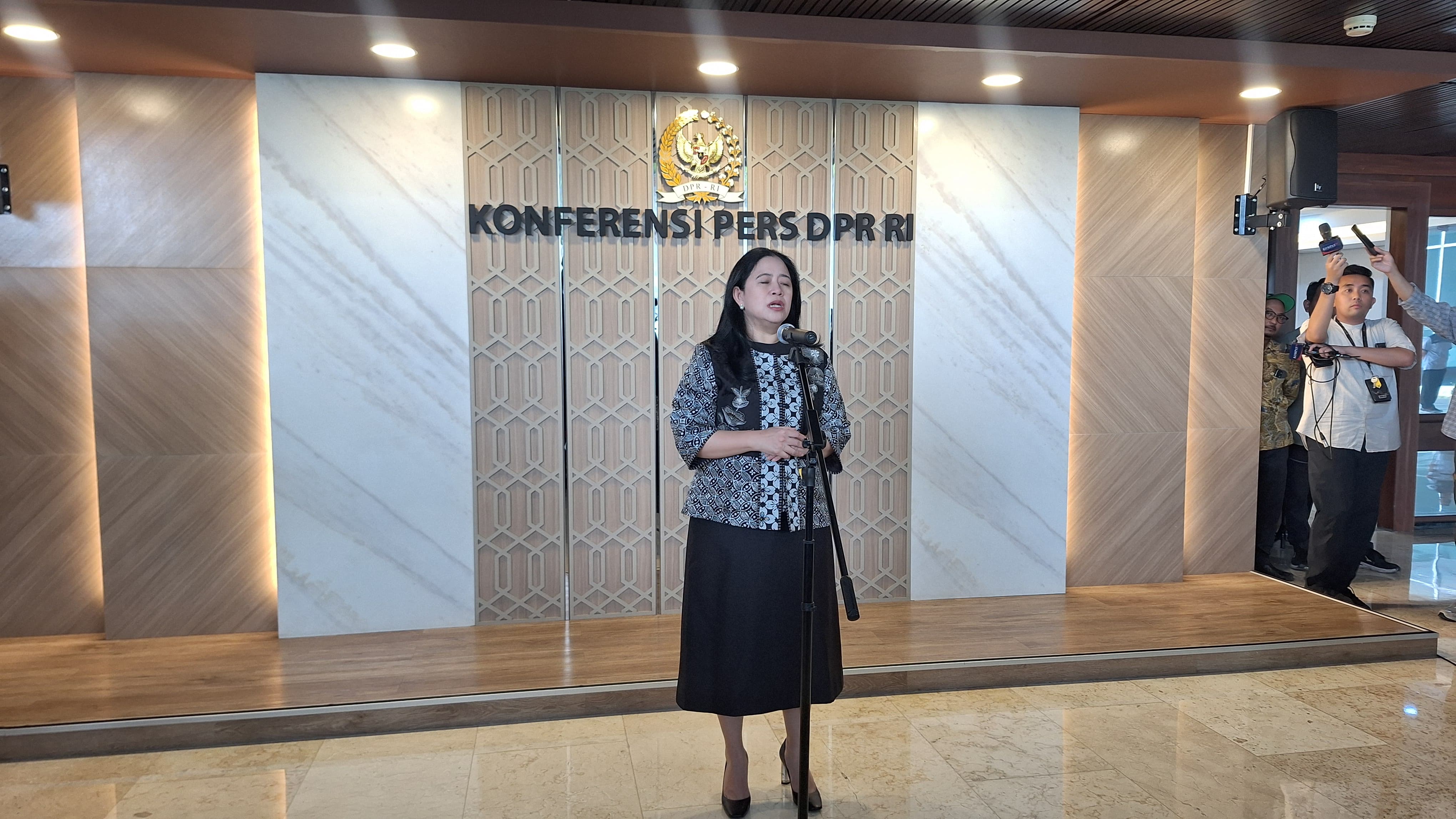 Ketua DPR RI Puan Maharani (SinPo.id/ Galuh Ratnatika)