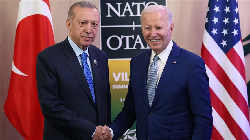 Presiden Turki Recep Tayyip Erdogan dan Presiden Amerika Serikat Joe Biden. (SinPo.id/Getty Images)