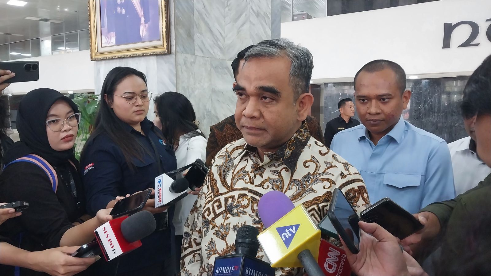 Sekjen Partai Gerindra, Ahmad Muzani. (SinPo.id/Galuh Ratnatika)