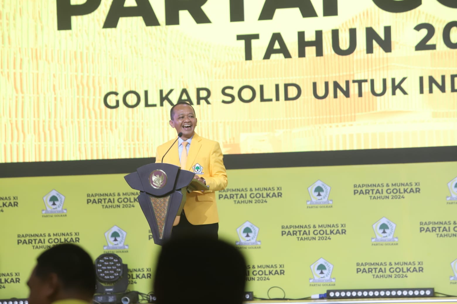 Ketum Golkar Bahlil Lahadalia (SinPo.id/Ashar)