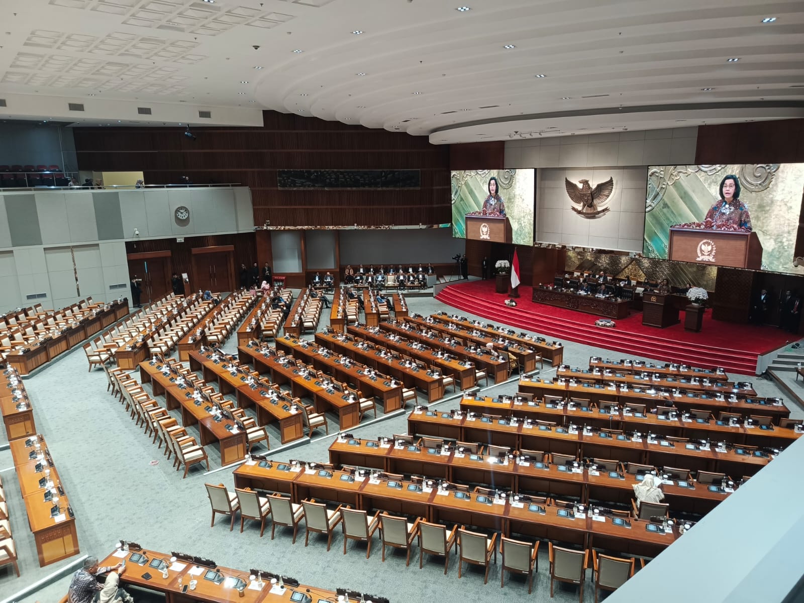 Rapat Paripurna ke-4 Masa Persidangan I Tahun Sidang 2024-2025. (SinPo.id/Galuh Ratnatika)