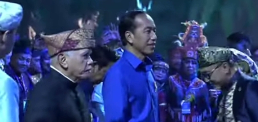 Presiden Jokowi di Kongres PAN (SinPo.id/ Tangkapan layar)