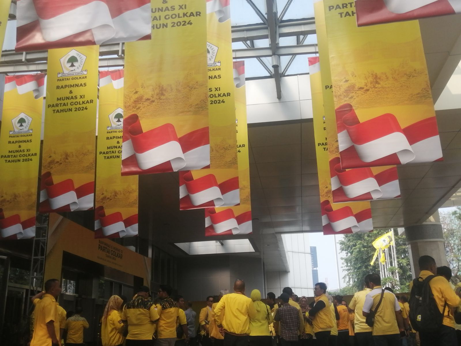 Suasana Munas ke-XI Partai Golkar di JCC. (SinPo.id/Tio)