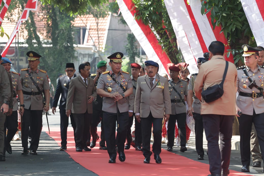 Kapolri Jenderal Pol Listyo Sigit Prabowo di Hari Juang Polri (SinPo.id/ Humas Polri)