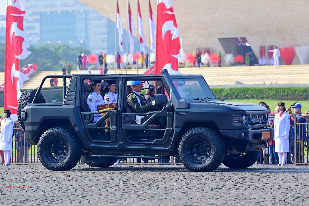 Rantis Maung di Kirab Bendera Pusaka (SinPo.id/ Tim Media)