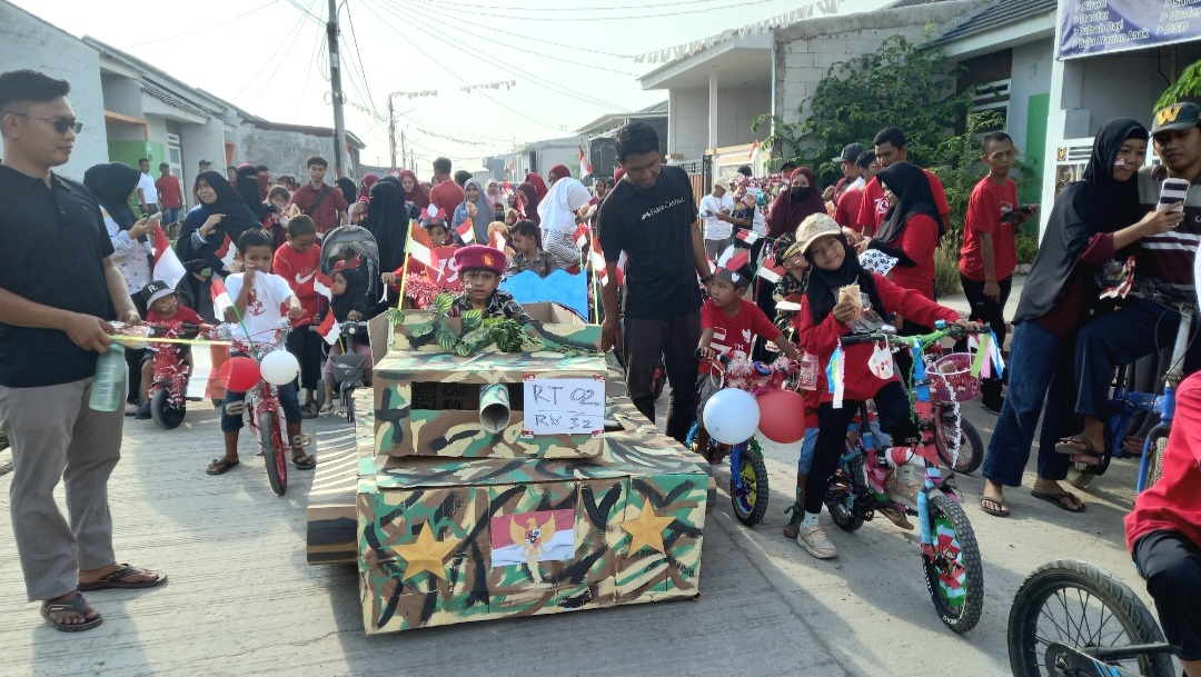 Meriahnya Lomba Karnaval di Cibitung Bekasi,