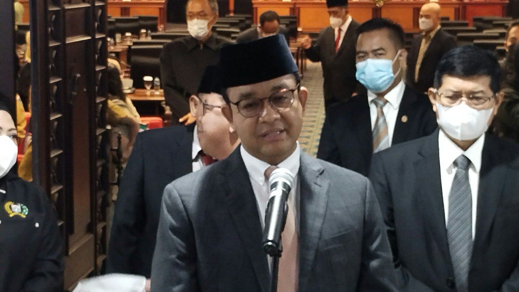 Mantan Gubernur Jakarta Anies Baswedan (SinPo.id/ Zikri Maulana)