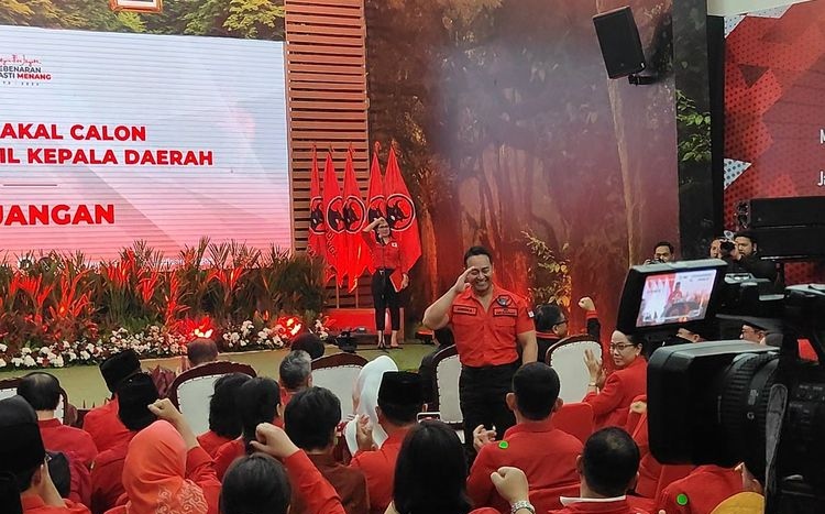 PDIP mengusung Andika Perkasa dan Hendrar Prihadi untuk Pilgub Jateng (SinPo.id/YouTube PDIP)