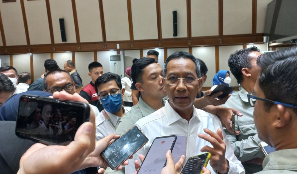 Pj Gubernur DKI Jakarta Heru Budi Hartono (SinPo.id/ Khaerul Anam)