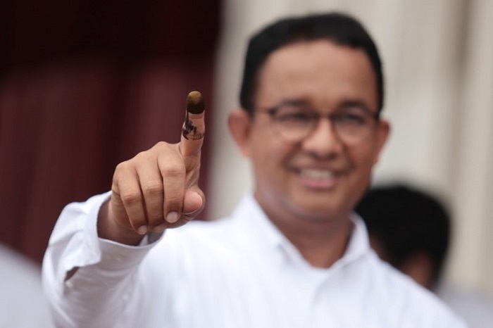 Mantan Gubernur DKI Jakarta Anies Baswedan (SinPo.id/Ashar)