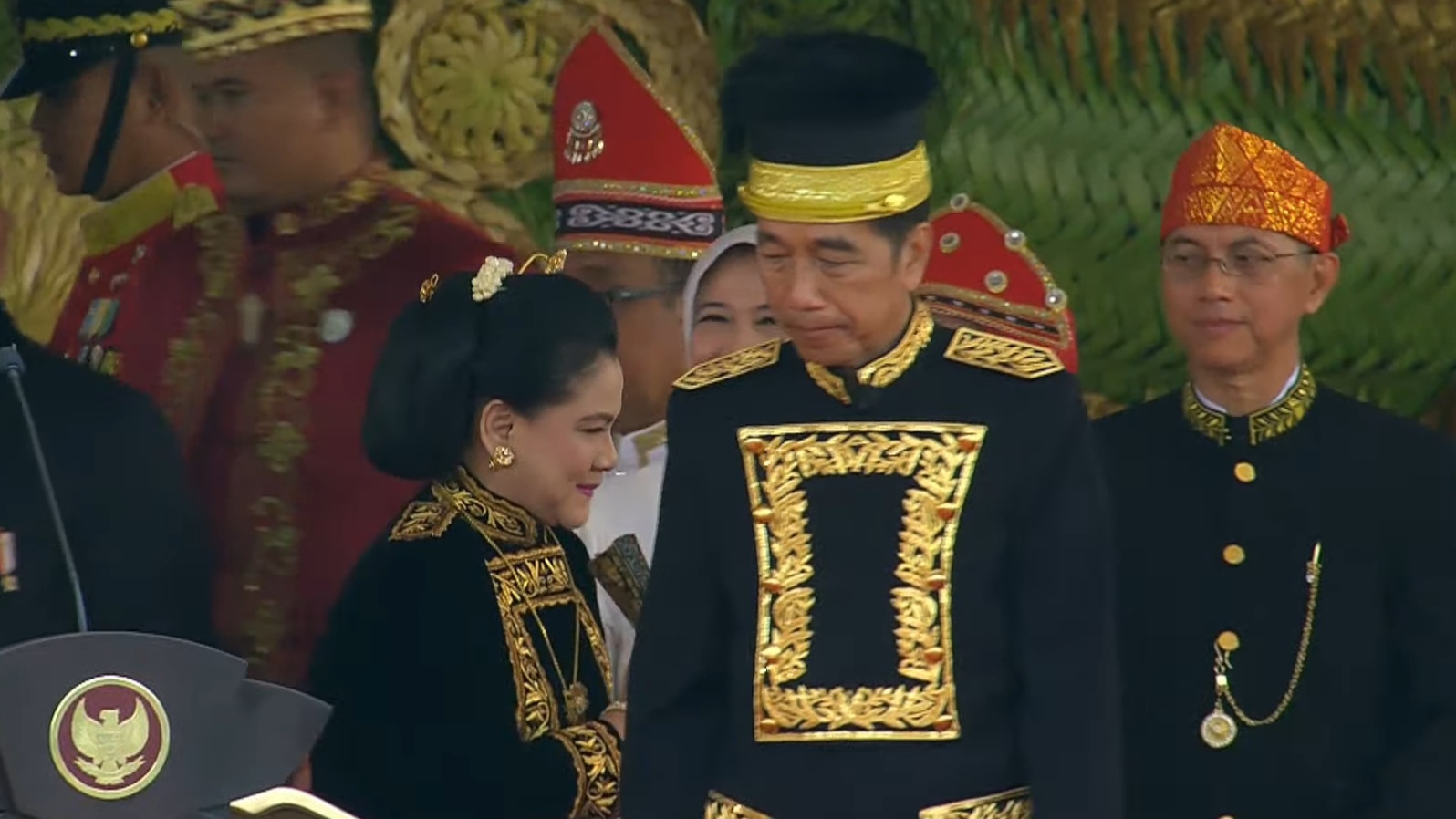 Jokowi dan Iriana (SinPo.id/Youtube Setpres)