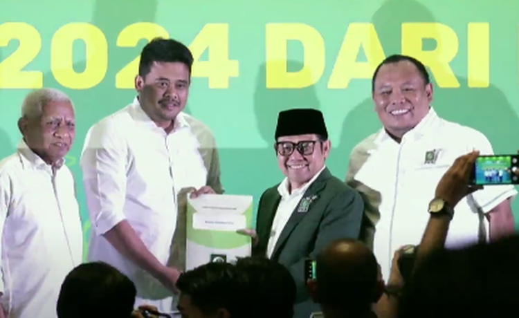 PKB resmi dukun Bobby-Surya di Pilgub Sumut. (SinPo.id/YouTube PKB)