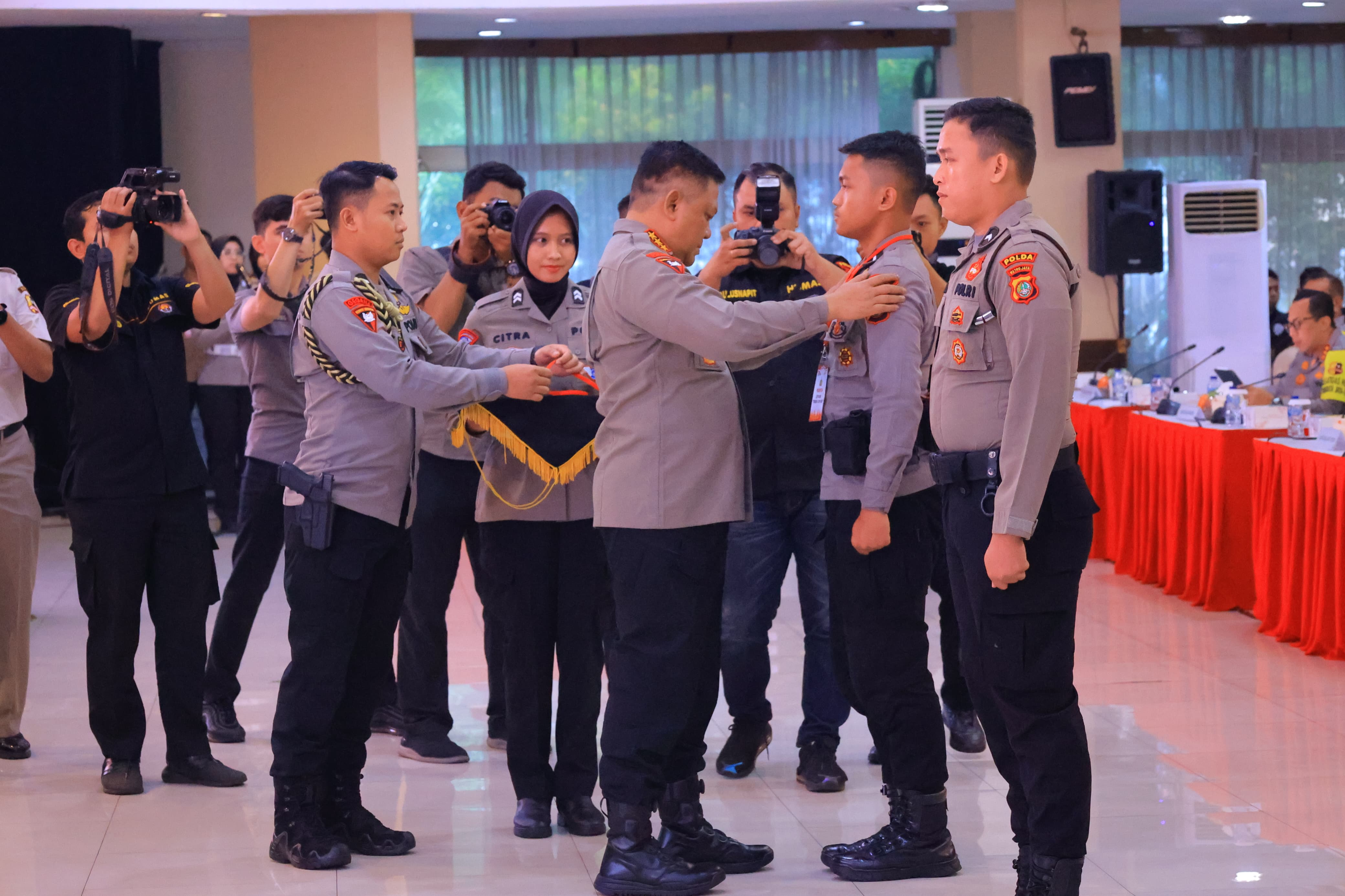 Latihan pra Operasi Tribrata Jaya 2024 (SinPo.id/ Humas Polda Metro Jaya)