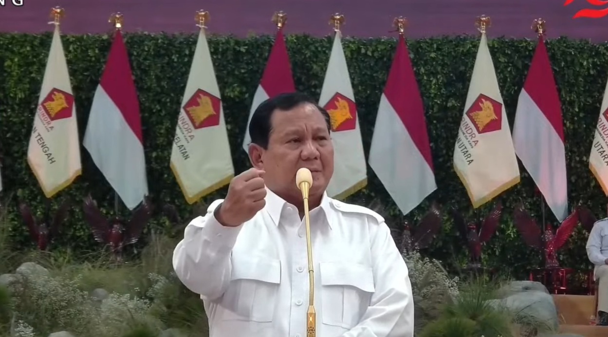 Ketum Gerindra Prabowo Subianto (SinPo.id/Youtube)