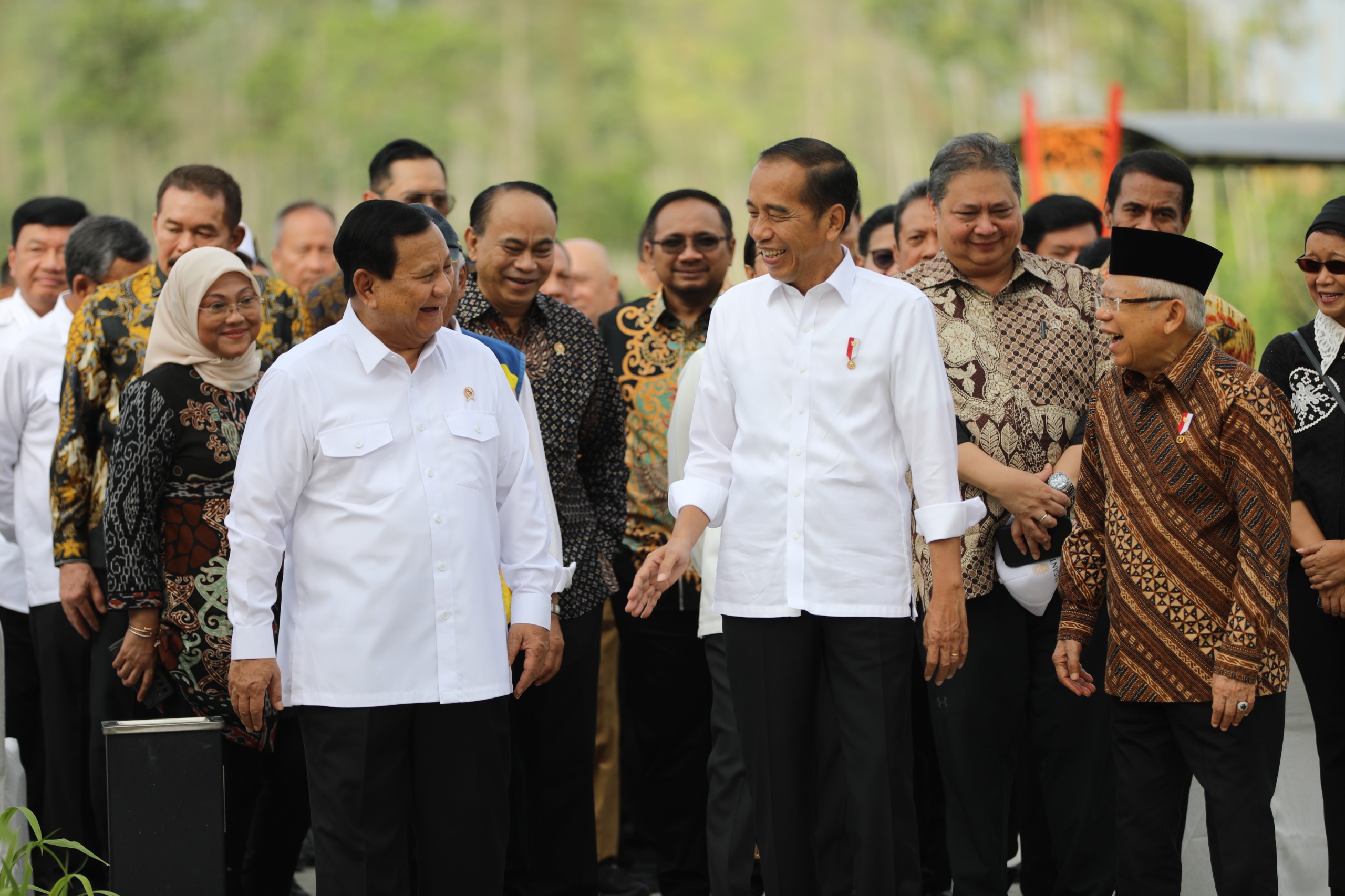 Prabowo Subianto bersama Presiden Joko Widodo (Sinpo.id/Tim Media)