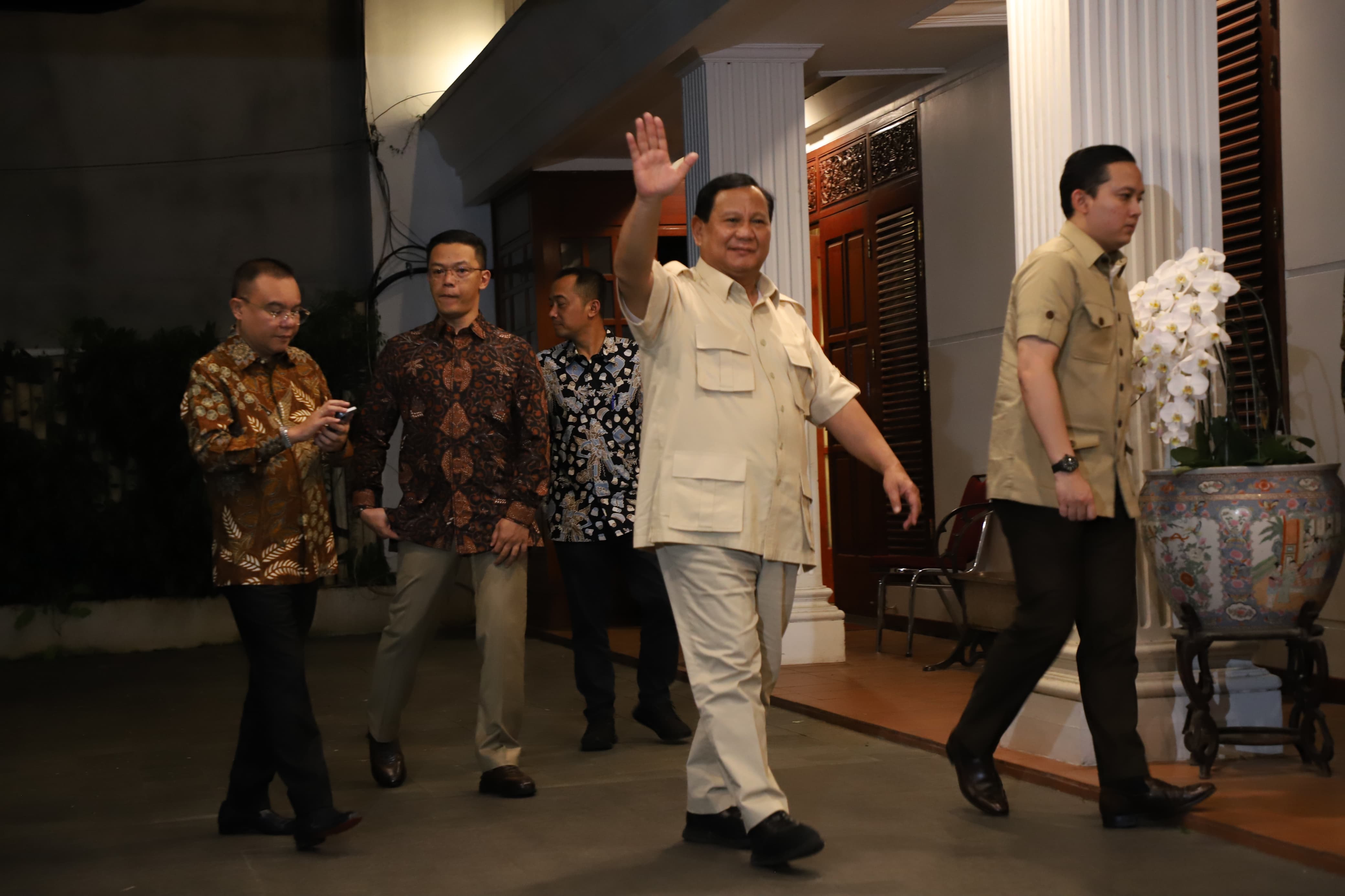 Menhan Prabowo Subianto. (Ashar/SinPo.id)