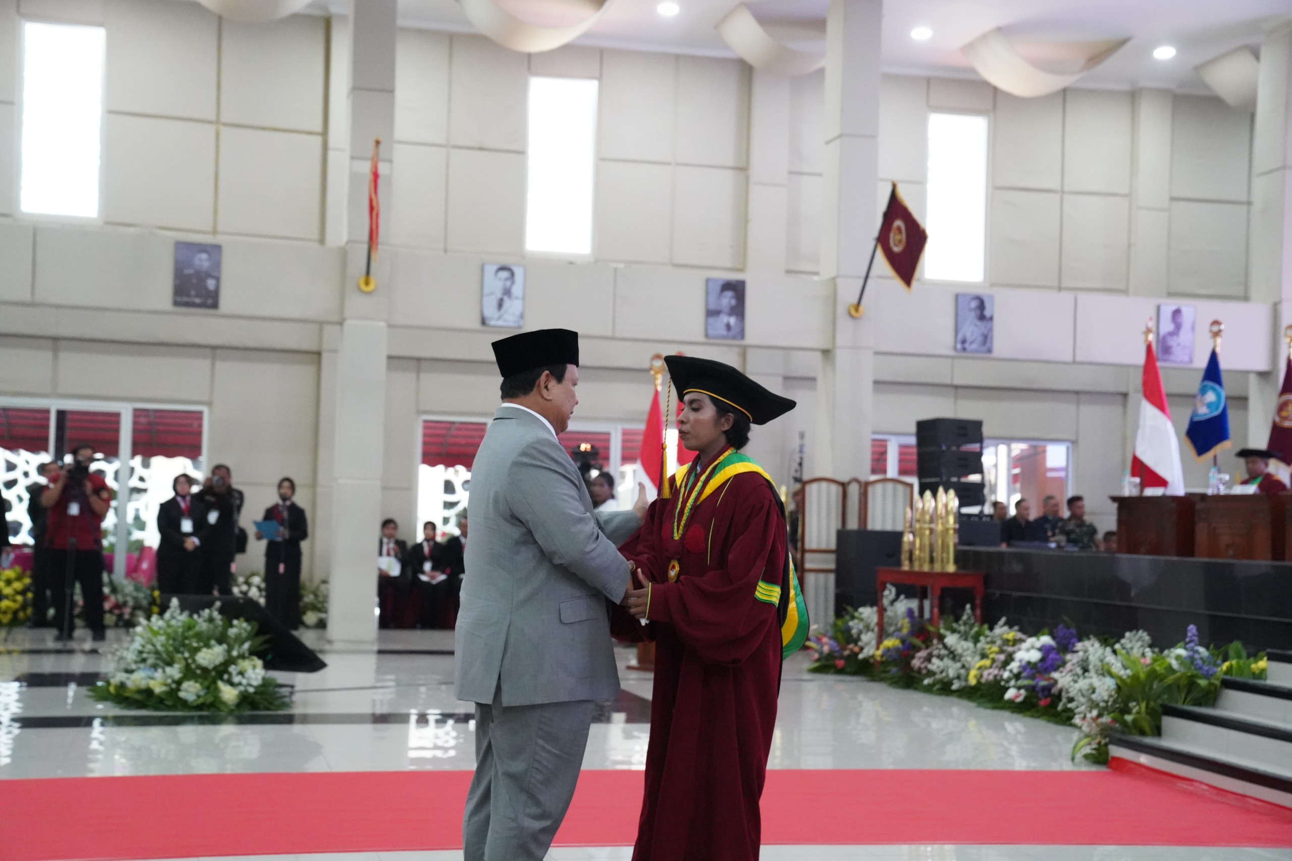 Prabowo hadiri wisuda Unhan (Sinpo.id/Unhan)