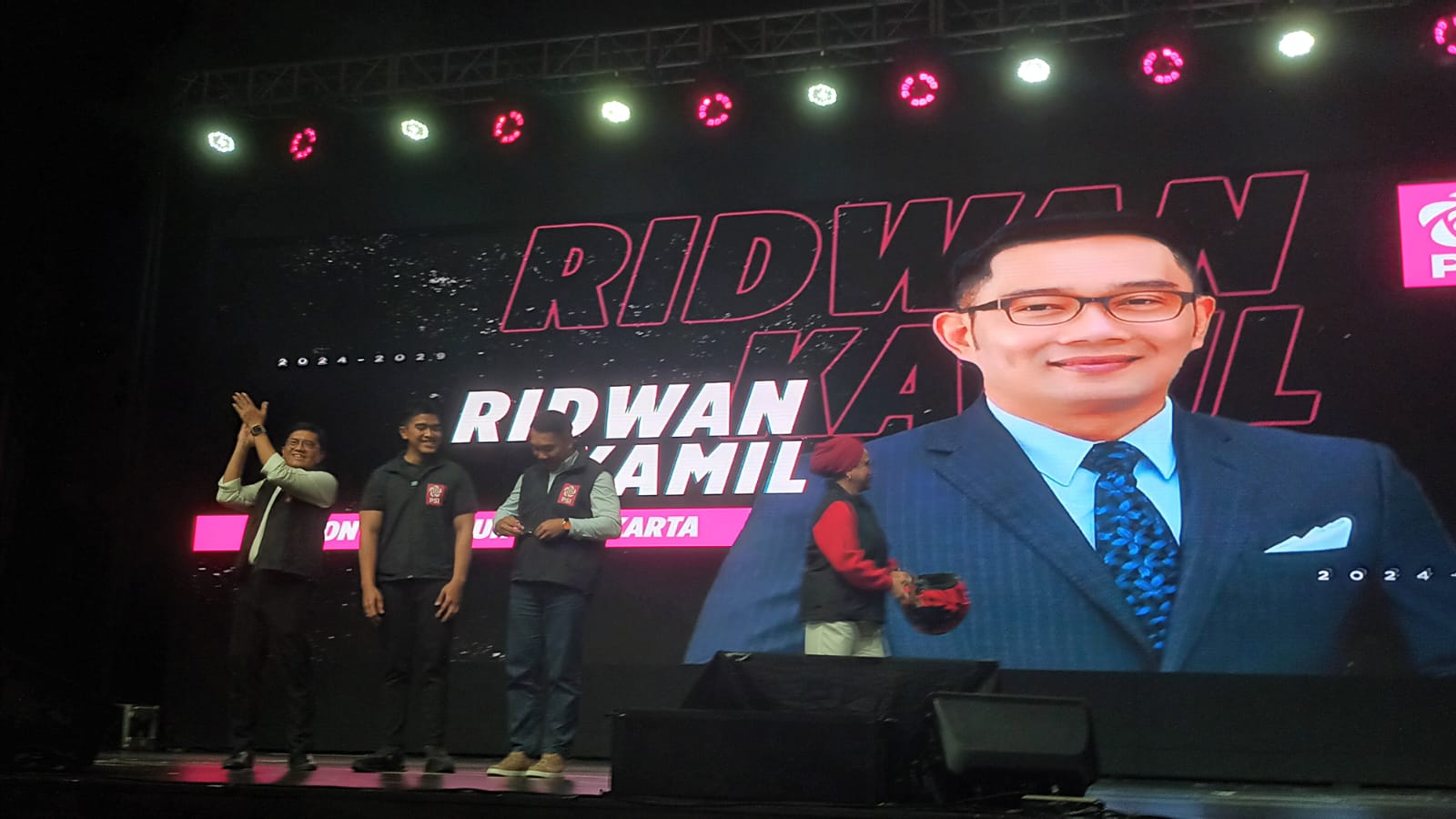 PSI resmi usung Ridwan Kamil di Pilgub Jakarta (SinPo.id/ Sigit Nuryadin)